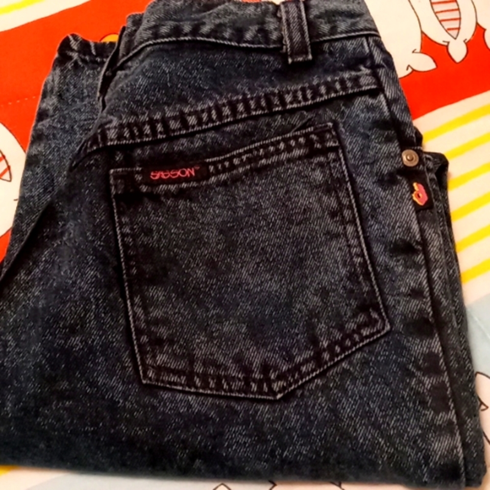 Vintage 80s,Dark,Acid Washed,Ankle/Crop,"MOM"Jeans with Ankle Zip Detail🦋🦋🦋🦋
